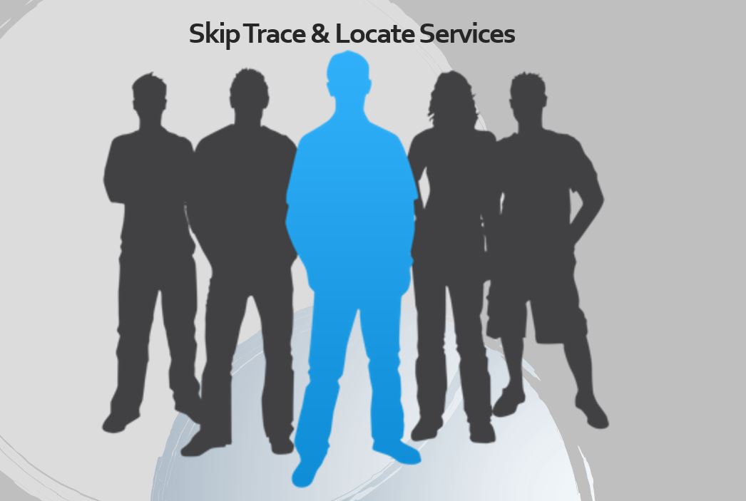 People standing together, with a single person highlighted in blue - that's the person you're looking for...Skip-Trace investigations by San Francisco Investigations The Asset Search Company!